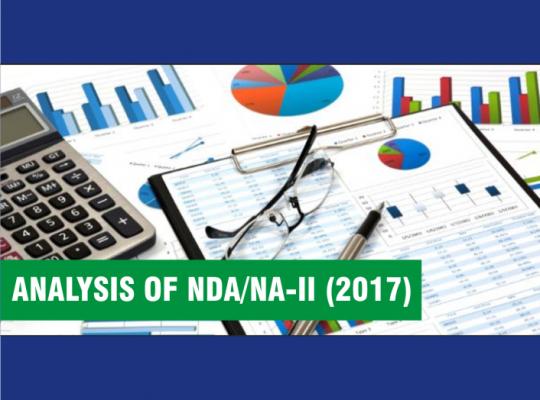 Analysis of NDA-II 2017 Examination
